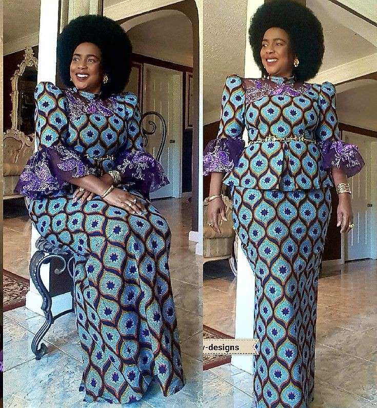 Latest Ankara Styles for Older Mothers in 2022