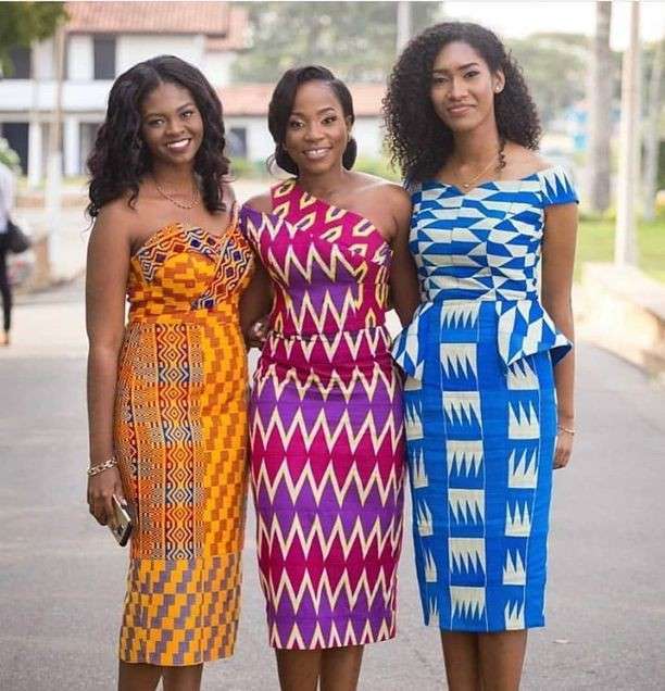 Long dress styles with African print 2020: photos - YEN.COM.GH
