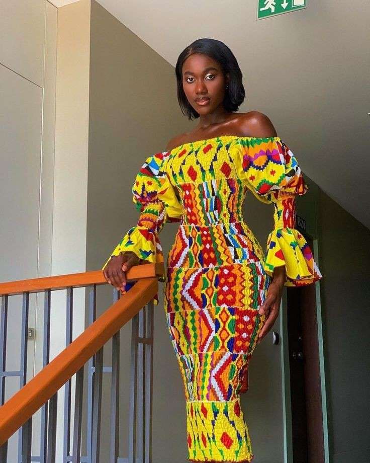 Latest Short Kente Dress Styles for Ladies in 2022