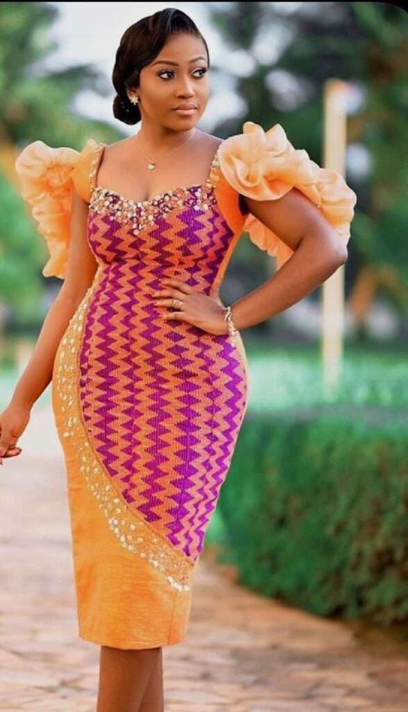 Latest Short Kente Dress Styles for Ladies in 2024
