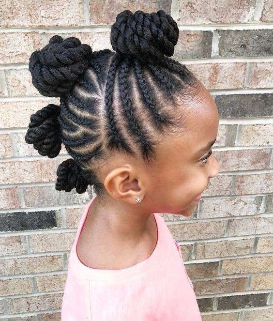 Latest Hairstyles For Little Girls in Nigeria 2022