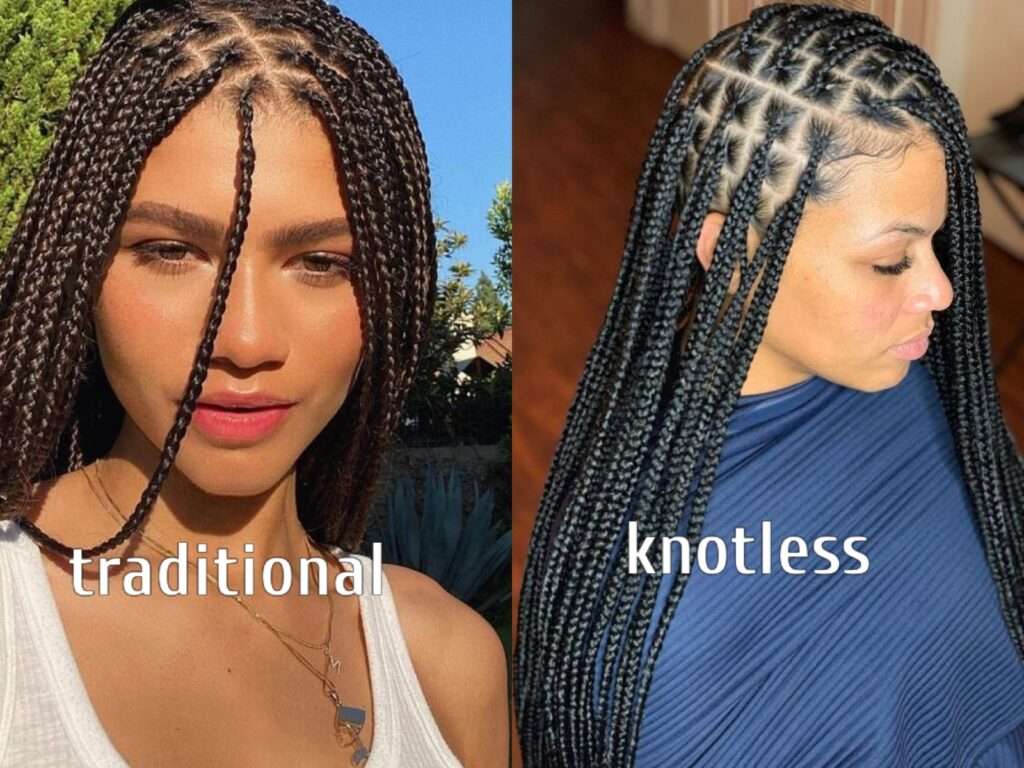 How to make Knotless Box Braids in 2022