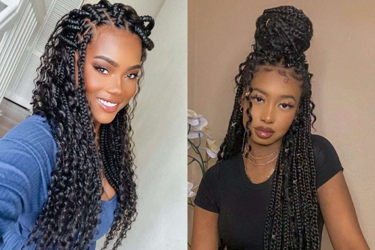 10 Easy Steps to Make Bohemian Box braids Kaybee Fashion Styles