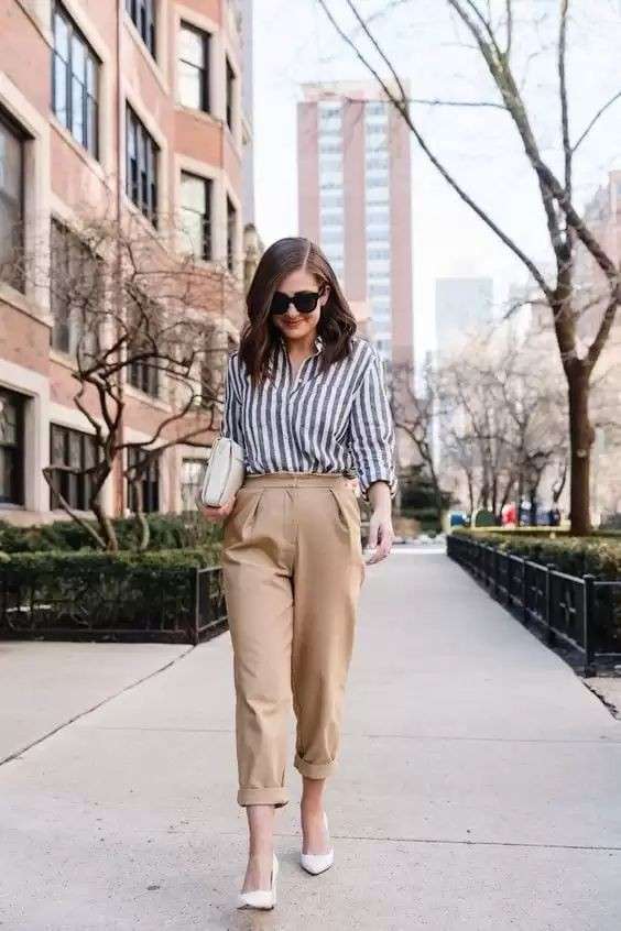 💋Ready Stock💋 Women Formal Pants High Waits Straight Office Wear Ladies  Work Loose Suit Pants Black Trousers | Shopee Singapore