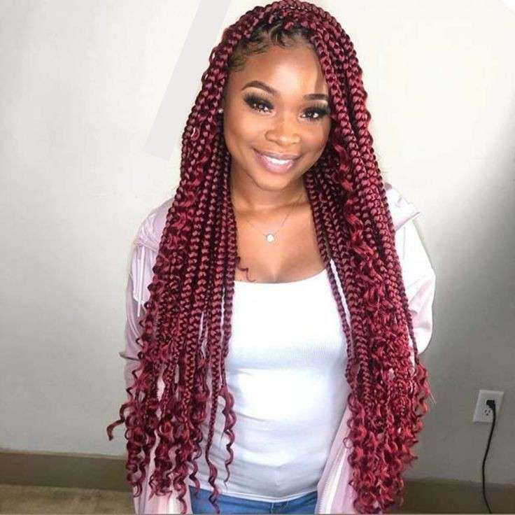 5 Best Colors for Bohemian Box braids