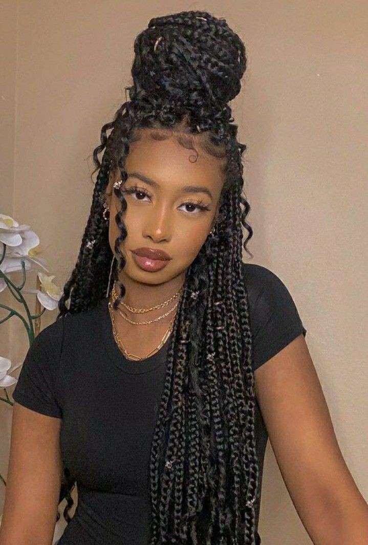 10 Easy Steps to Make Bohemian Box braids Kaybee Fashion Styles