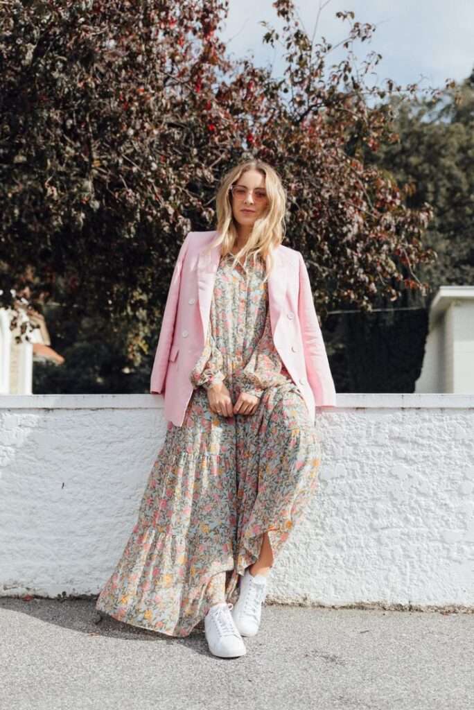 How To Wear a Blazer With a Long Dress in 2022