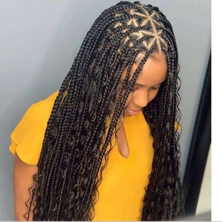 5 Best Colors for Bohemian Box braids