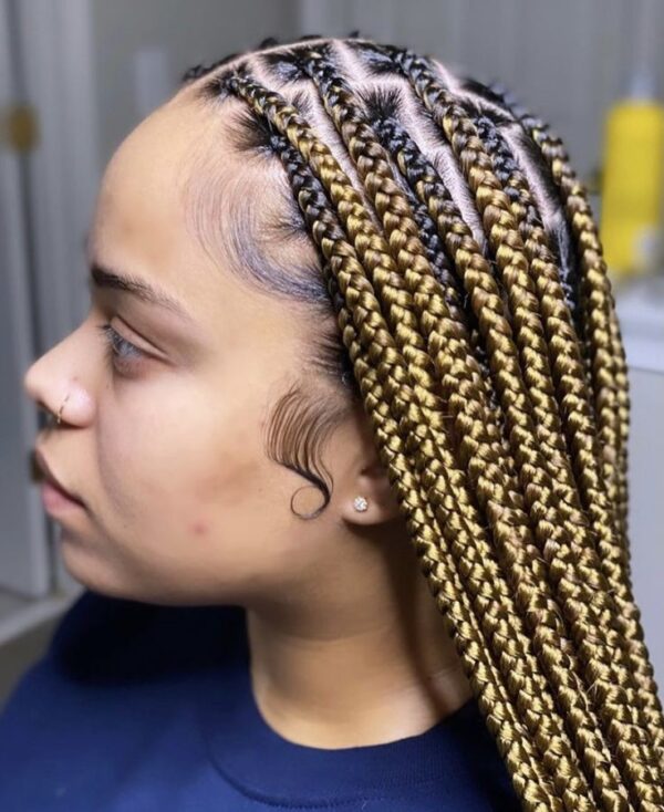  How to make Knotless Box Braids in 2024 - Kaybee Fashion Styles