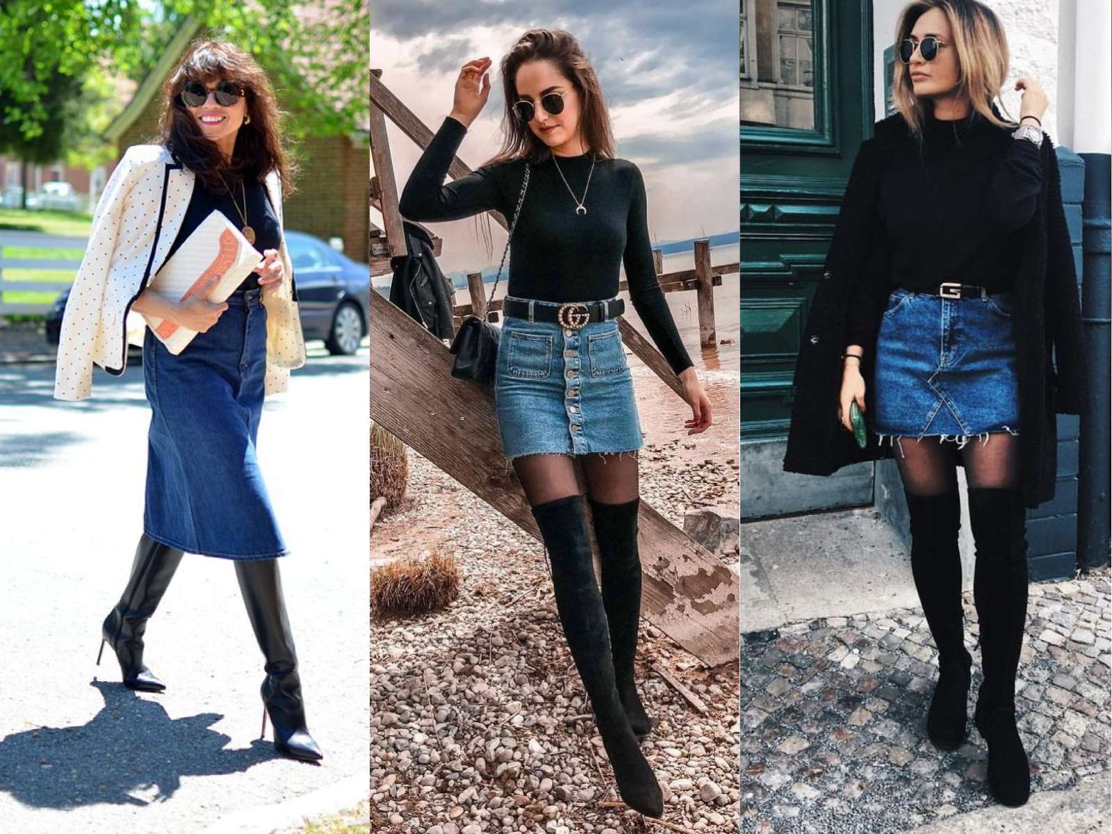 6 Ways to Wear Skirts With Boots  Who What Wear