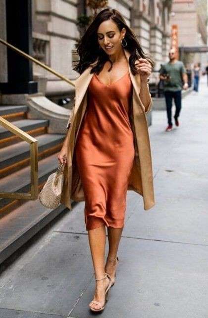 How to Style a Slip Dress for Winter