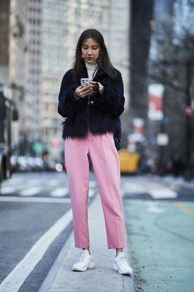 Buy Alsace Lorraine Paris Pink Cotton High Rise Pants for Women Online   Tata CLiQ