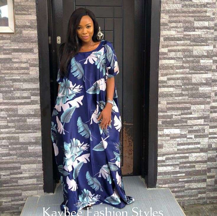 Silk Material Dress Styles for Nigerian Ladies