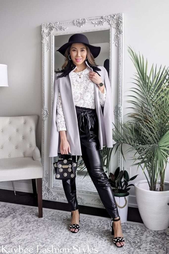 Ways to Wear Leather Pants for Fall