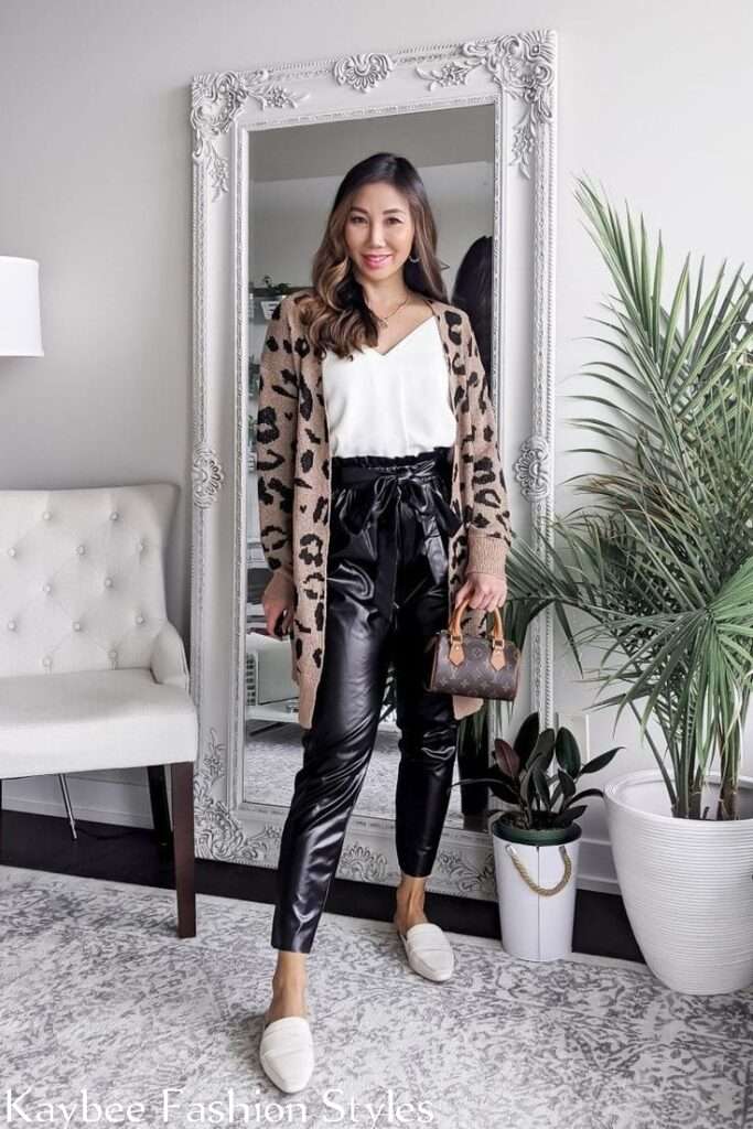 Ways to Wear Leather Pants for Fall