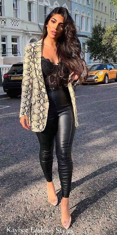 Ways to Wear Leather Pants for Fall