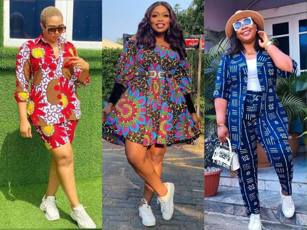 How to Rock Ankara with Sneakers