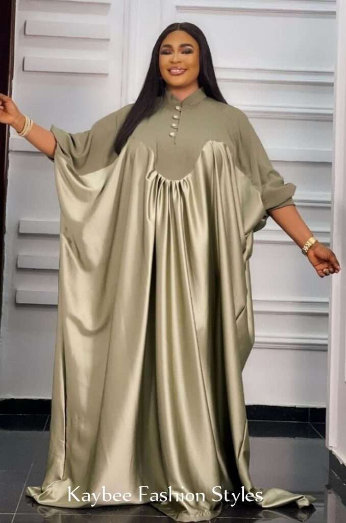 Silk Material Dress Styles for Nigerian Ladies