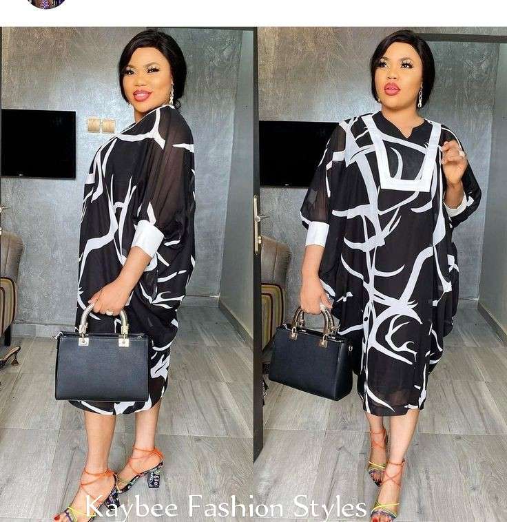 Silk Material Dress Styles for Nigerian Ladies