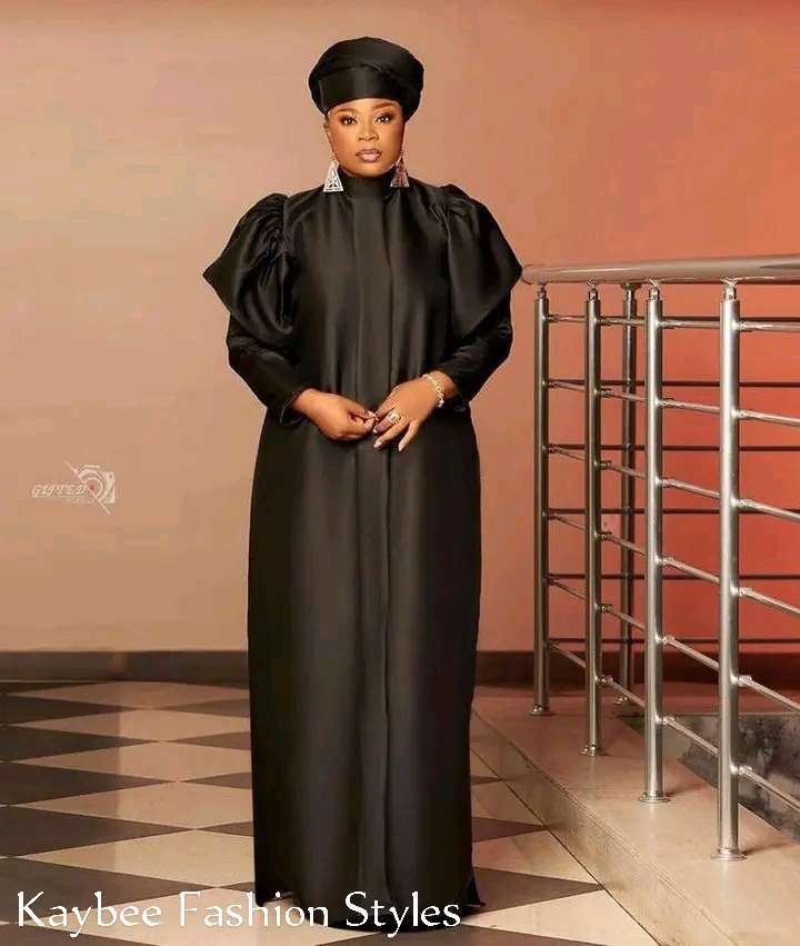 Silk Material Dress Styles for Nigerian Ladies