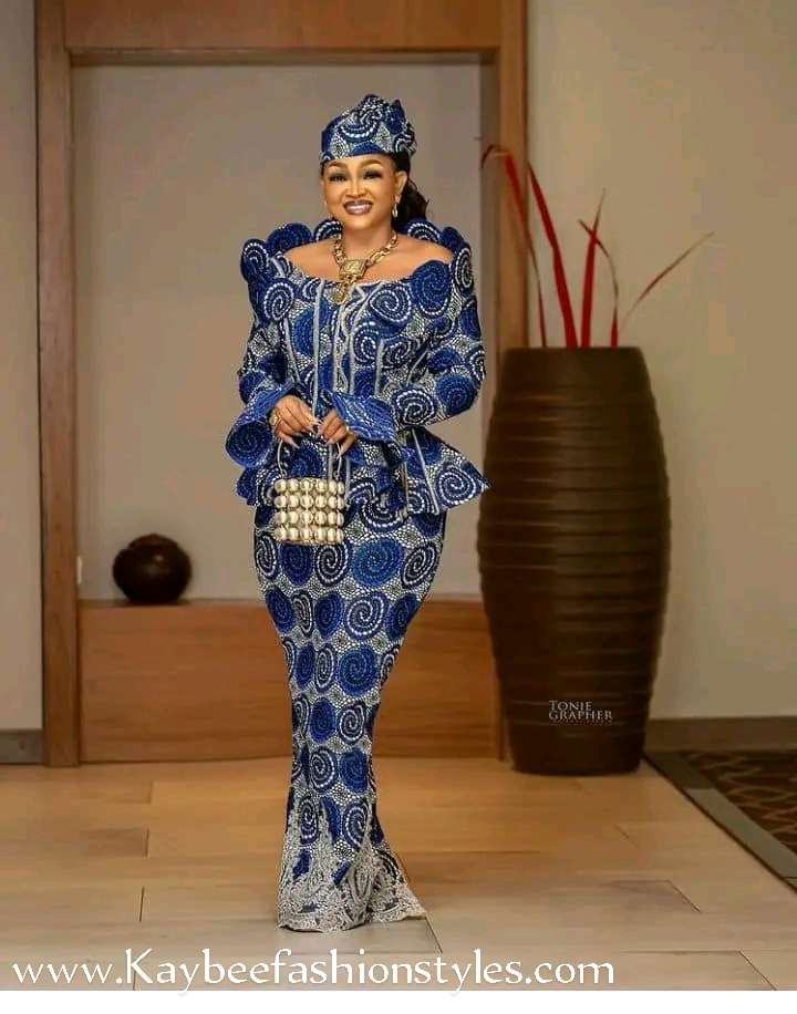 Mercy Aigbe Ankara Styles