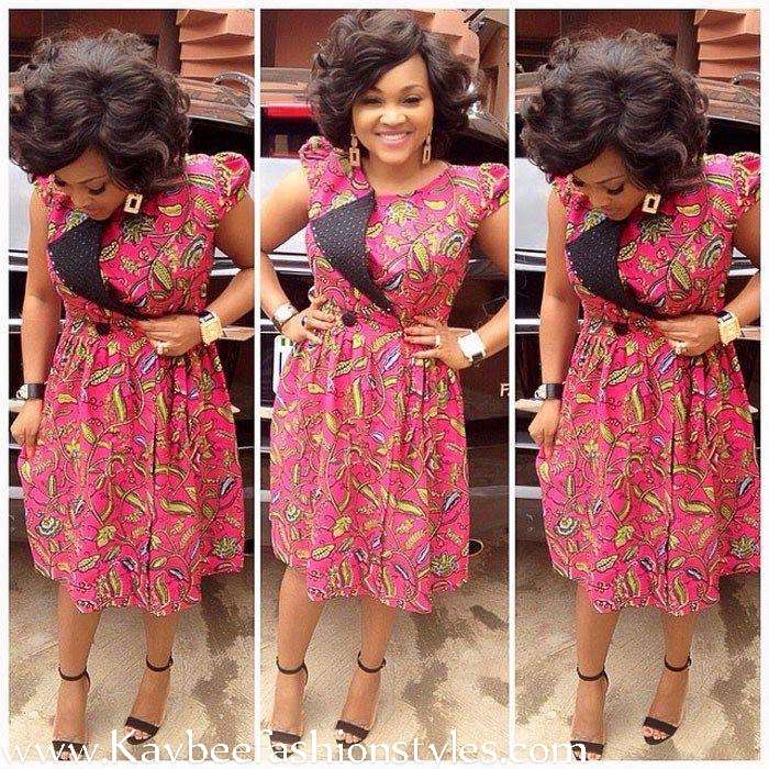 Mercy Aigbe Ankara Styles