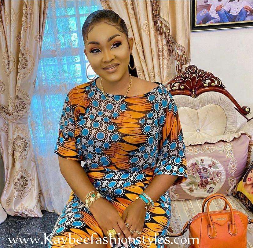 Mercy Aigbe Ankara Styles