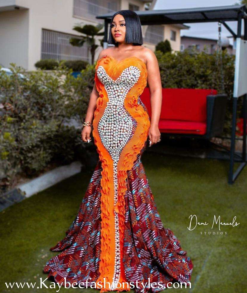 Mercy Aigbe Ankara Styles