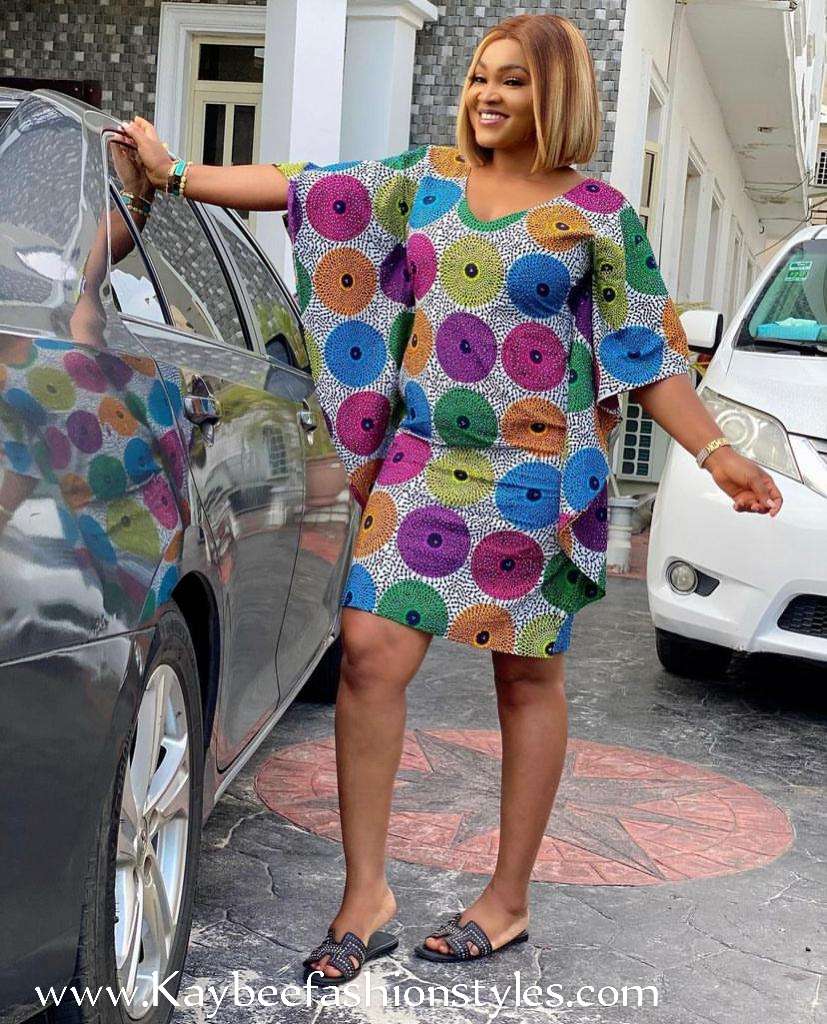 Mercy Aigbe Ankara Styles