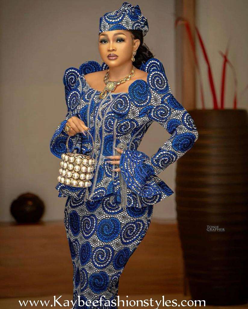 Mercy Aigbe Ankara Styles