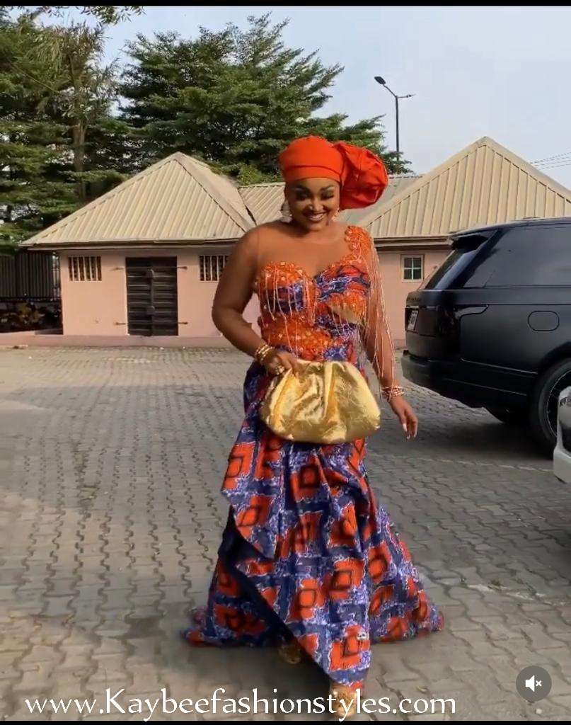 Mercy Aigbe Ankara Styles