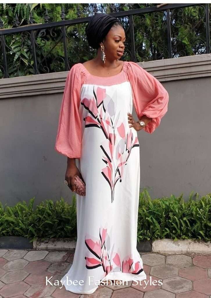 Silk Material Dress Styles for Nigerian Ladies