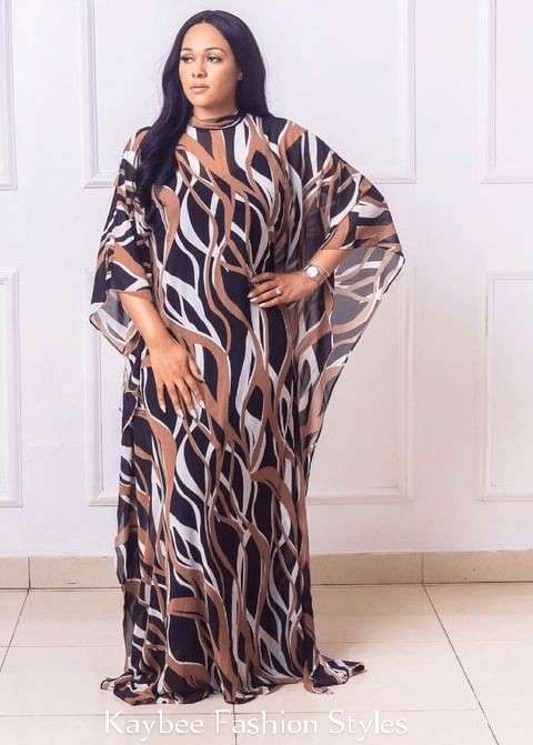 Silk Material Dress Styles for Nigerian Ladies