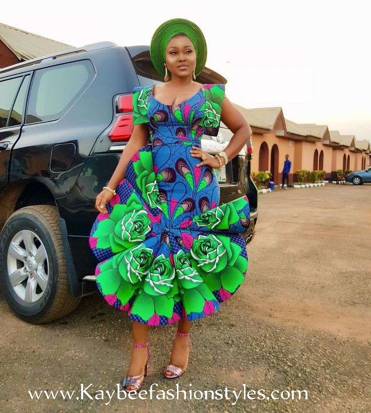 Mercy Aigbe Ankara Styles