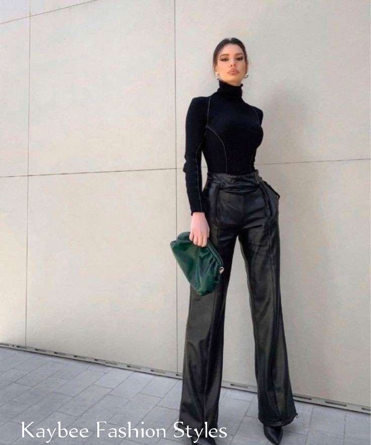 Ways to Wear Leather Pants for Fall