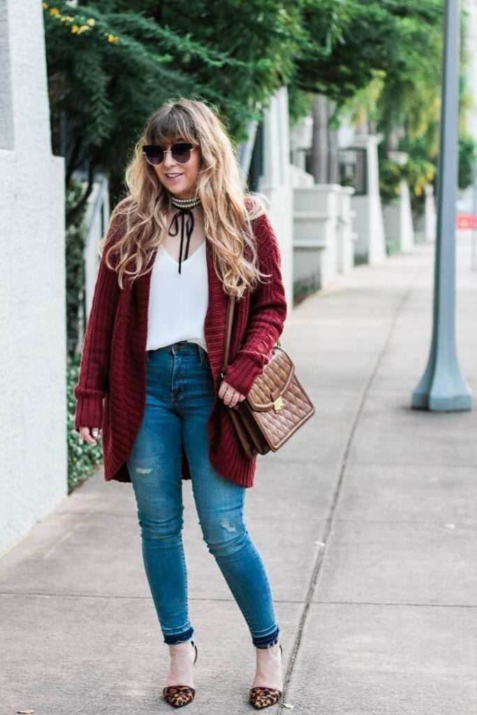 How To Style a Boyfriend Cardigan