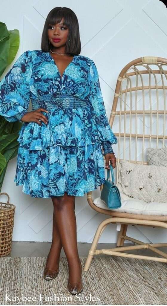 Silk Material Dress Styles for Nigerian Ladies