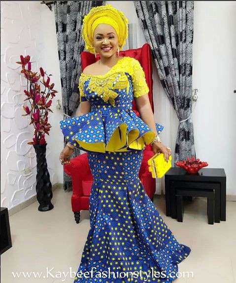 Mercy Aigbe Ankara Styles