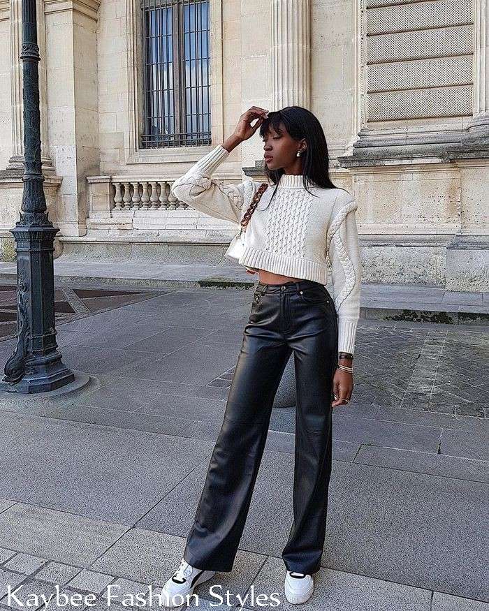 Ways to Wear Leather Pants for Fall