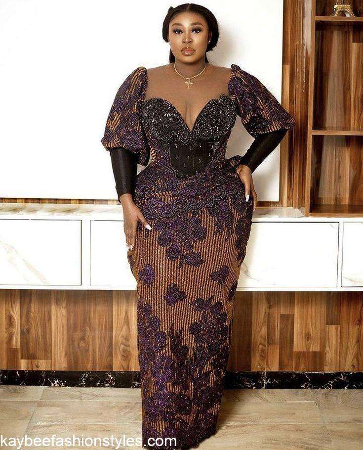 Aso Ebi Styles for Plus Size Ladies