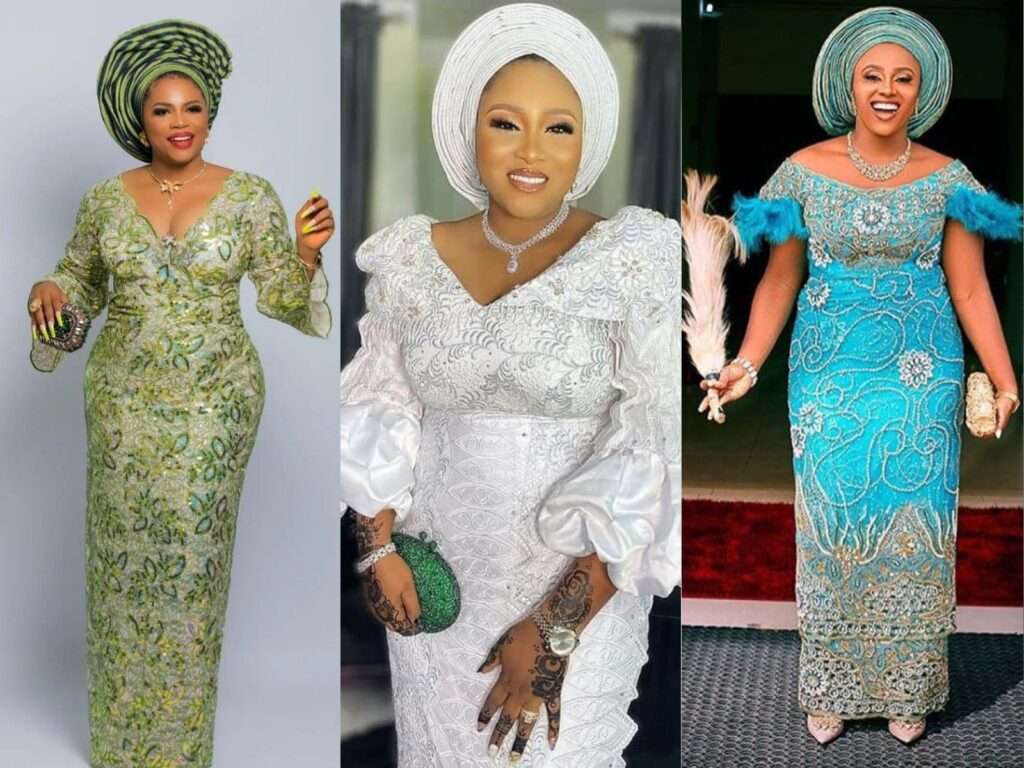 Nigerian lace blouse styles for wrapper