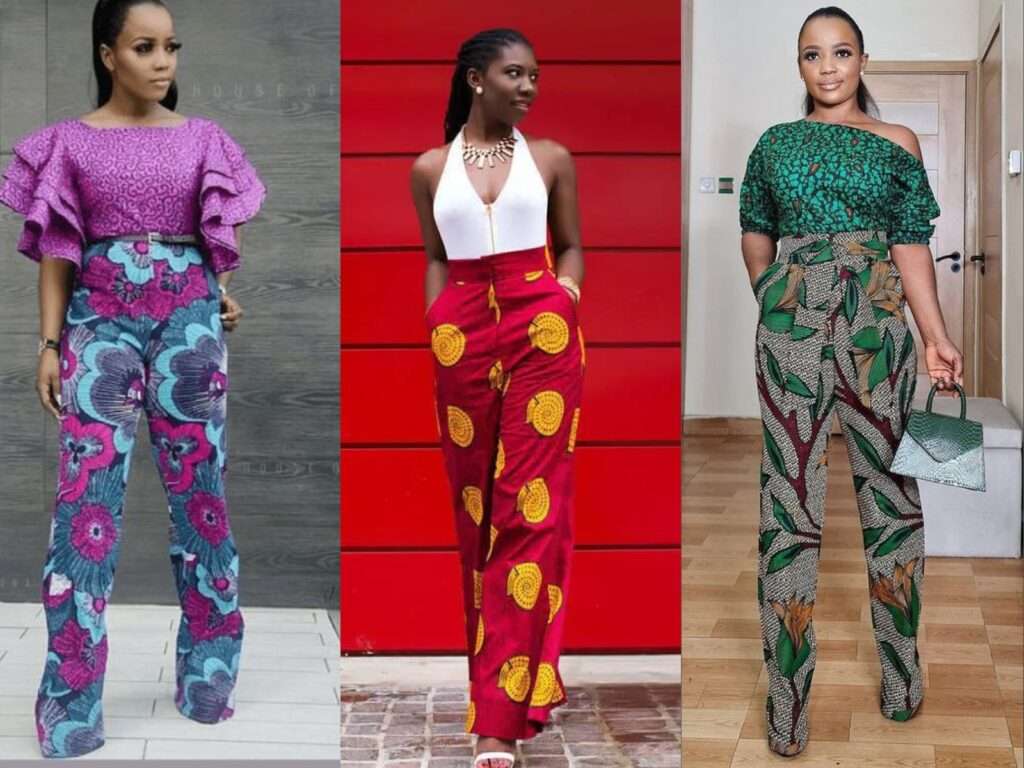 Ankara Palazzo Trousers and tops