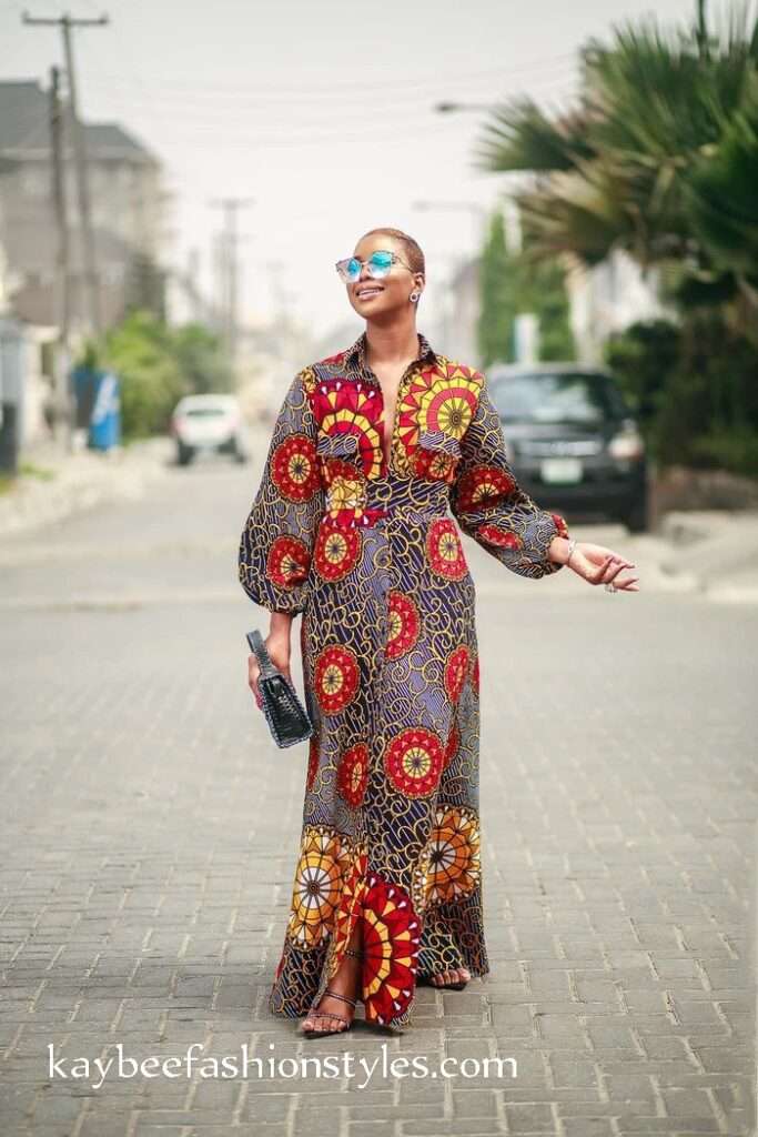 Ankara Shirt Dress Styles 