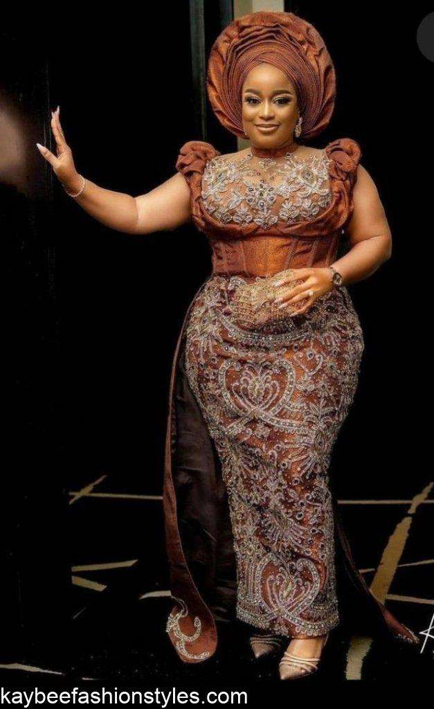 Aso Ebi Styles for Plus Size Ladies