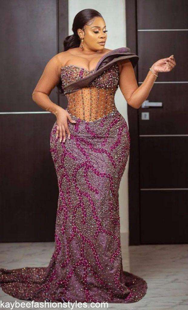 Aso Ebi Styles for Plus Size Ladies