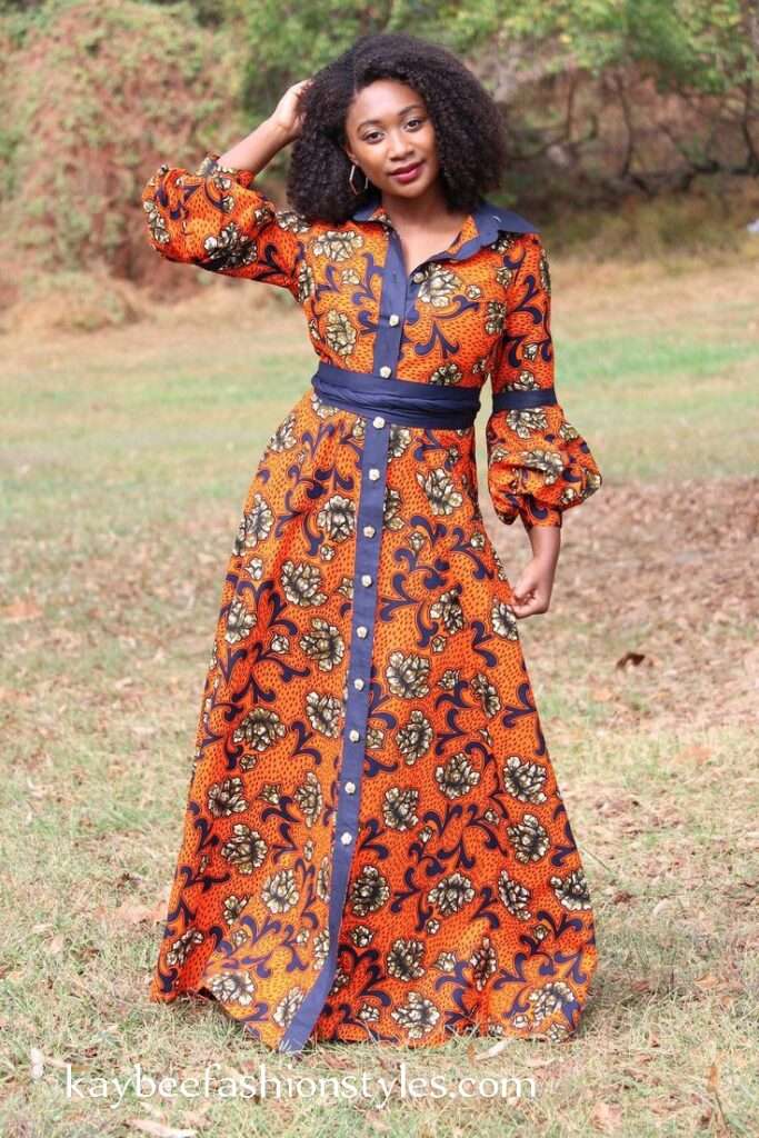 Ankara Shirt Dress Styles 