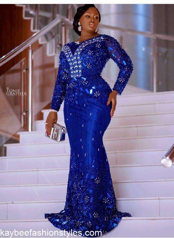 Aso Ebi Styles for Plus Size Ladies