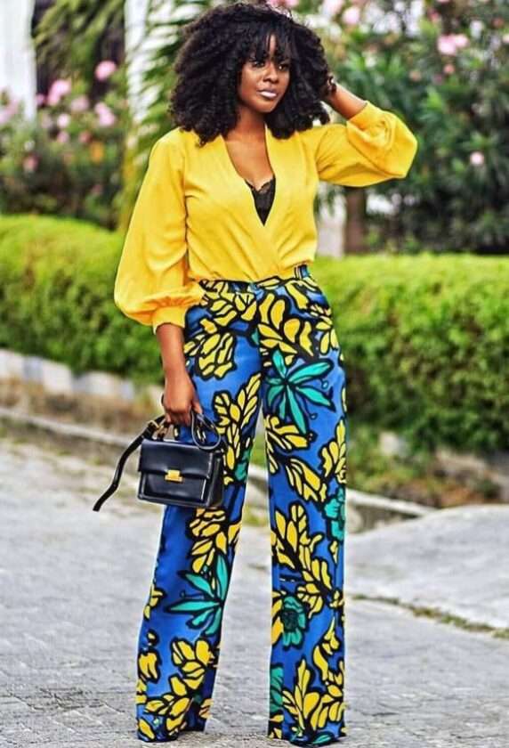 30 Latest Ankara Palazzo Trousers and Tops Styles in 2022 and 2023 ...