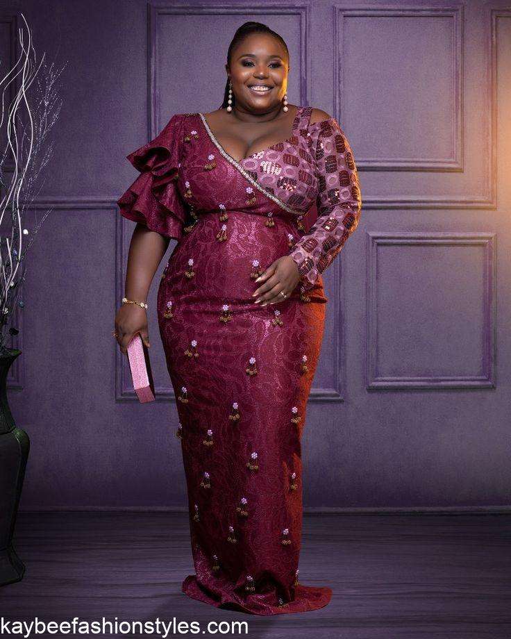 Aso Ebi Styles for Plus Size Ladies