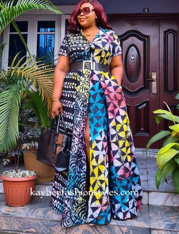 Ankara Shirt Dress Styles 